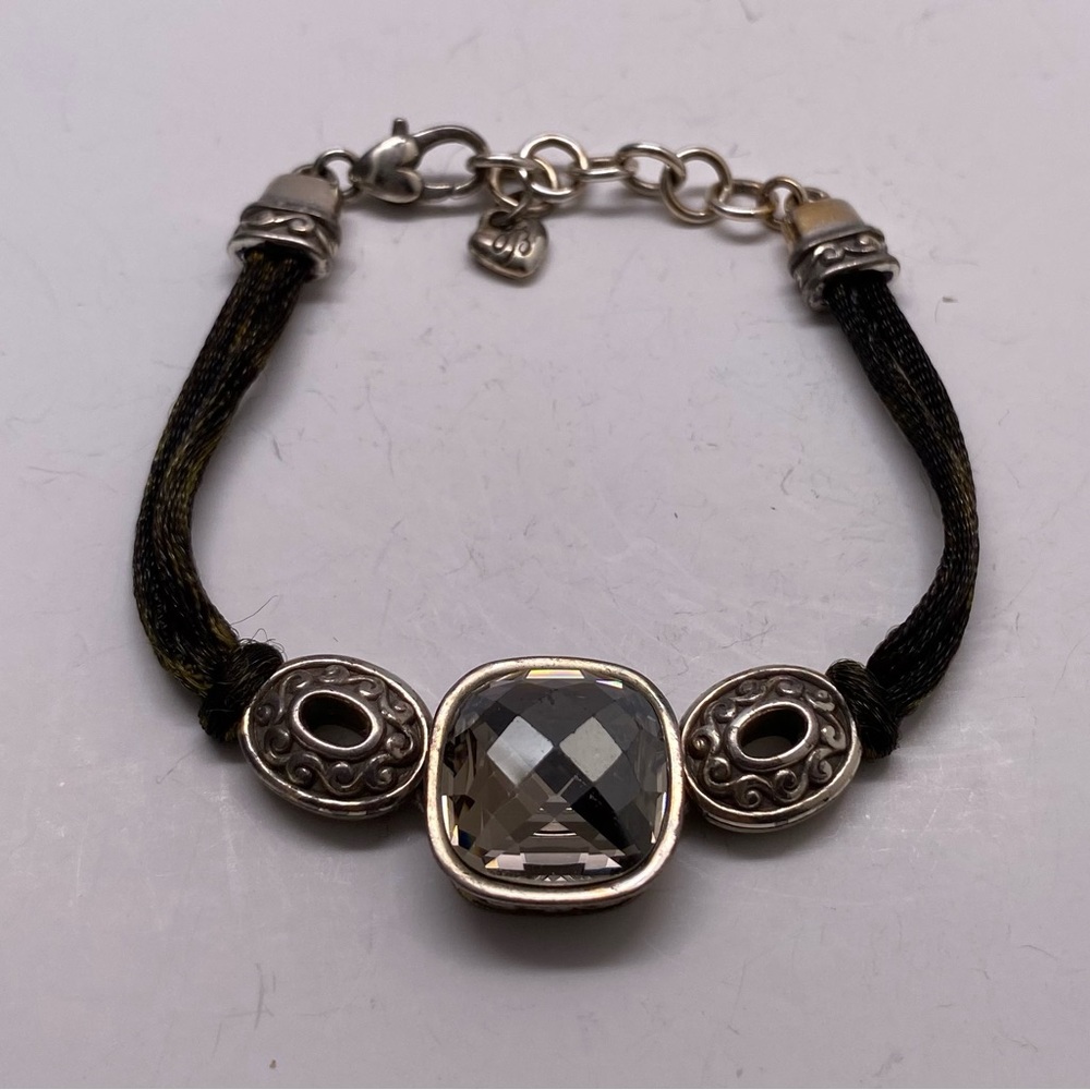 Vintage Brighton Bracelet Crystal Charm Bracelet